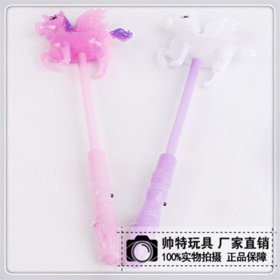 New 2019 boutique children's glowing magic wand props girls flash fairy wand children's toys