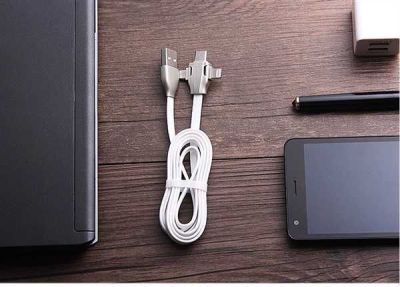 Apple data cable one drag three car charging cable multifunctional three-in-one android multi-in-one