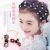 Korean Style Children's Hair Accessories Fashion Mini Claw Clip Plum Crystal Clip Shape Hairpin Boutique grip 