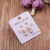 Korean Style Women's Simple Temperament Student Earrings Pierced Ears Mini Cute Small Ear Bone Stud Rose Gold Combination Small Ear Studs