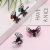 New Korean Children's Hair Accessories Hair Style Colorized Butterfly Small Clip Rhinestone Headdress Small Claw Clip Jewelry Wholesale