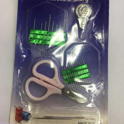 Needle and thread set suction card with scissors sewing Needle Needle Needle piercing home DIY essential