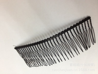 Korean Style DIY Handmade Iron Hair Comb Headdress New Comb Bottom Comb 30 Teeth Hair Comb Wholesale Factory Supply