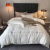 Nice hotel supplies four white pillowcase bed sheets