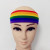 Rainbow headband rainbow wrist band rainbow knit headband rainbow sports headband rainbow knit headband