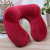 Yl193 New Press Inflatable U-Shaped Pillow Travel Neck Support Foldable Afternoon Nap Pillow Children's New Solid Color Pillow