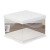 White square transparent three in one birthday cake box gift bear box manufacturers spot wholesale customization
