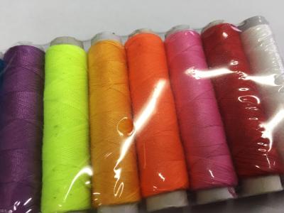 Manufacturers direct 12 - color polyester blister sewing thread family handwork is essential