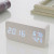 LED wood hygrometer home thermometer indoor electronic hygrometer clock alarm clock