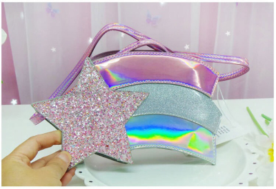 Female baby cross-body bag fashion casual joker small princess bag jewelry bag star money New style fashion foreign trade New products female baby cross-body bag fashion casual joker small princess bag jewelry bag star money