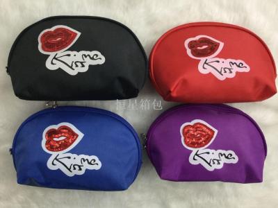 Waterproof nylon multi-functional portable cosmetic bag holding bag cosmetic bag color and style