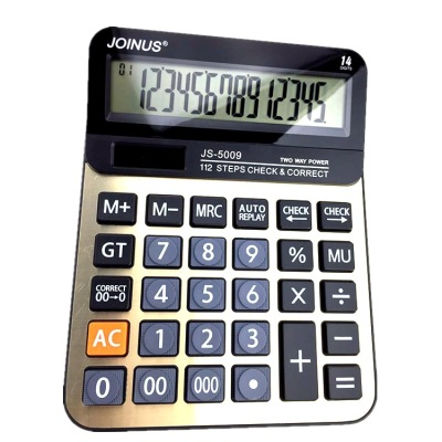 High-End Calculator JS-5009 Double Solar Battery Calculator Best for Office Use