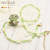 Chic Elegant Gigi Same Style trinkets Niche Flower Bracelet Little Daisy Necklace Hot Choker Trendy Matching 18K Gold