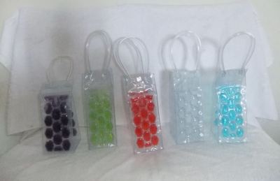 Plastic creative gel ice pack refrigerated wine carrier bag