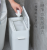 Japanese-style press with bullet cover trash can plastic kitchen living room household toilet classified storage slot 
