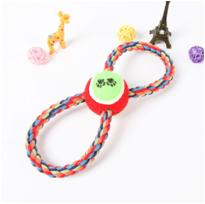 8-knot knotted string 8-string tennis pet knotted string dog training toys anti-bite pet supplies