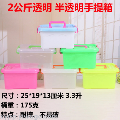Manufacturer direct sale low price storage box PP food grade transparent plastic suitcase storage box food storage box