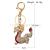 Popular New Chinese Dragon Rhinestone Keychain Creative Zodiac Dragon Pendant Bag Accessories Custom Wholesale