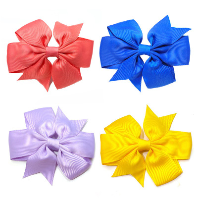 Dovetail bow for baby girl baby bangs clip clip for baby girl hair clip