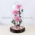 Eternal life flower glass cover finished 20*40 three giant roses qixi valentine's day