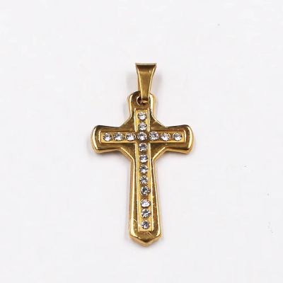 Stainless steel tag name brand cross Jesus religious supplies