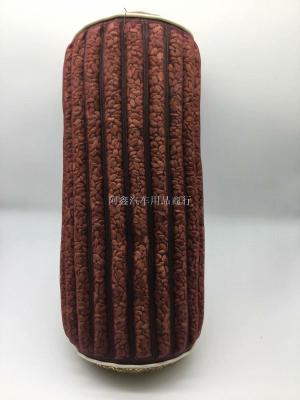 [16*40CM] hawthorn word round pillow health pillow car neck pillow manufacturers direct automotive supplies