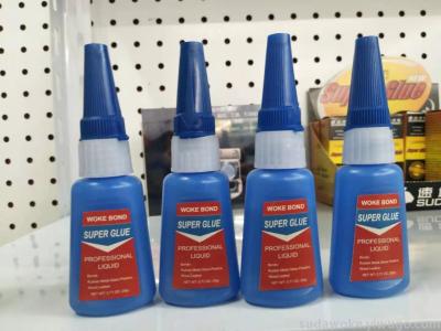 Manufacturer customized 401 glue plastic stick metal super glue low whitening low smell instant glue nail glue