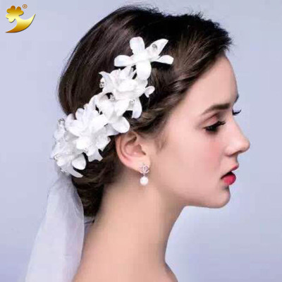 Korean 2018 handcrafted bride hair ornaments bride hair ornaments panhair modeling studio photography accessories wholesale