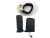 Leather three - piece set of interior decoration handbrake set rearview mirror set