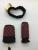 Small leather ball three-piece set of car decoration handbrake set rearview mirror set gear set