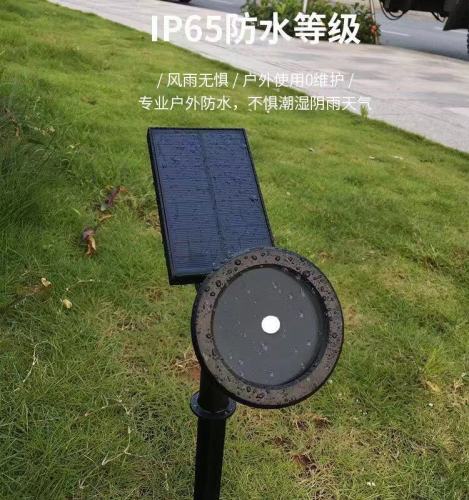 ED Solar Lawn Lamp Laser Light Red Light Headband Outdoor Decorative Lighting Park villa Lighting 