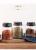 Glass Spice Jars Set Household Kitchen Spice Box Salt Jar Sugar/MSG Large Hole Seasoning Bottle with Mesh