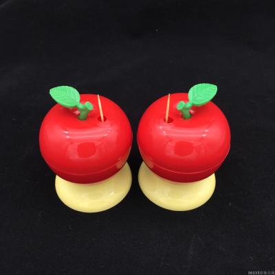 Apple automatic toothpick bottle press toothpick box drawer