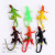 Early education cognition simulation animal toy color soft glue big lizard black scorpion rubber model
