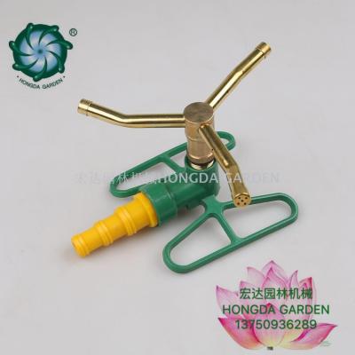 4 minutes full copper rotary micro - cooper sprinkler dual nozzle lawn sprinkler fountain sprinkler sprinkler sprinkler spray irrigation atomizer