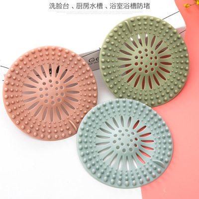 Water trough anti - blocking silicone floor drain cover tapping dovetail anti - blocking filter sewer expressions using the filter