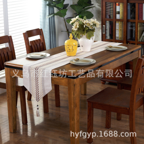 new chinese zen table runner simple luxury modern table strip decorative fabric table towel tea table flag table mat table runner