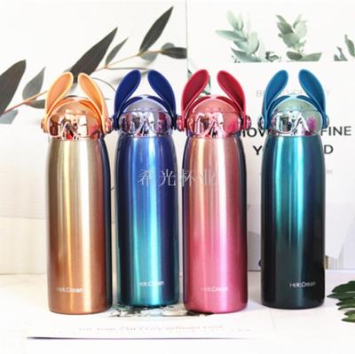 304 Stainless Steel Gradient Color Cup for Women Cute Portable Cup Korean Girly Children Water Cup
