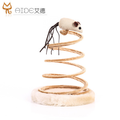 Manufacturers direct new pet toys spring the cat scratching board, cat tree cat squint toys