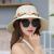 Hat Female Summer Korean Style All-Matching Sun-Proof Sun Protection Foldable Straw Hat Sun Hat Seaside Travel Beach Bucket Hat