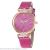 New style ladies mesh face with diamond heart strap nail strap personality watch