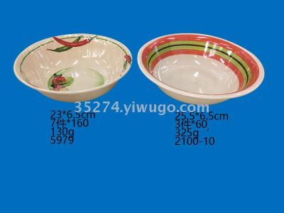 Secret amine tableware Secret amine bowl imitation ceramic decals bowl rice bowl soup bowl run all boundaries of the country set the ground hot style