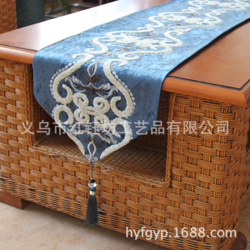 new table runner european modern simple coffee table table decoration cloth quality luxury nordic tablecloth bed runner bed towel