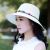 Hat Sun Hat Female Summer Sun Protection Folding Youth Sun Hat Face Cover Travel Korean Straw Hat All-Matching Fresh