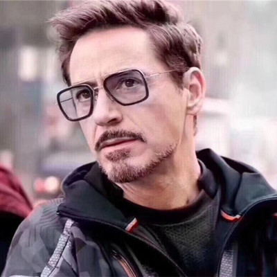 Avengers spider-man iron man glasses Tony stark nearsighted sunglasses men's sunglasses