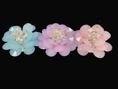 The new hanfu ancient hairpin headaccessories acrylic accessories DIY hand-made step hairpin hair accessories