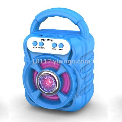 MS plastic 3-inch high quality bluetooth card speakers outdoor radio players beware of falling on the stereo