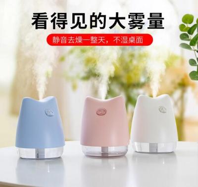 Dumb piggy usb humidifier mini desktop humidifier colorful night light humidifier