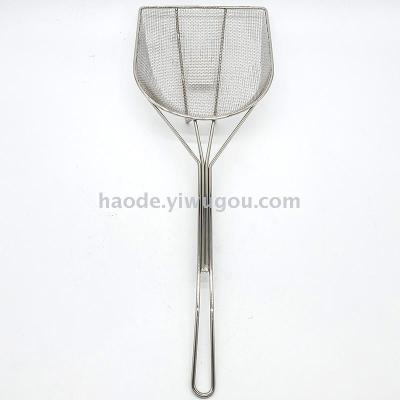 Stainless steel Fried basket American fast food fries Fried chicken Fried basket large capacity drain oil tapping basket