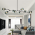Post-Modern Simple Elegant Home Dining-Room Lamp Personalized Creative Bedroom Chandelier Nordic Lamps Living Room Molecular Lamp